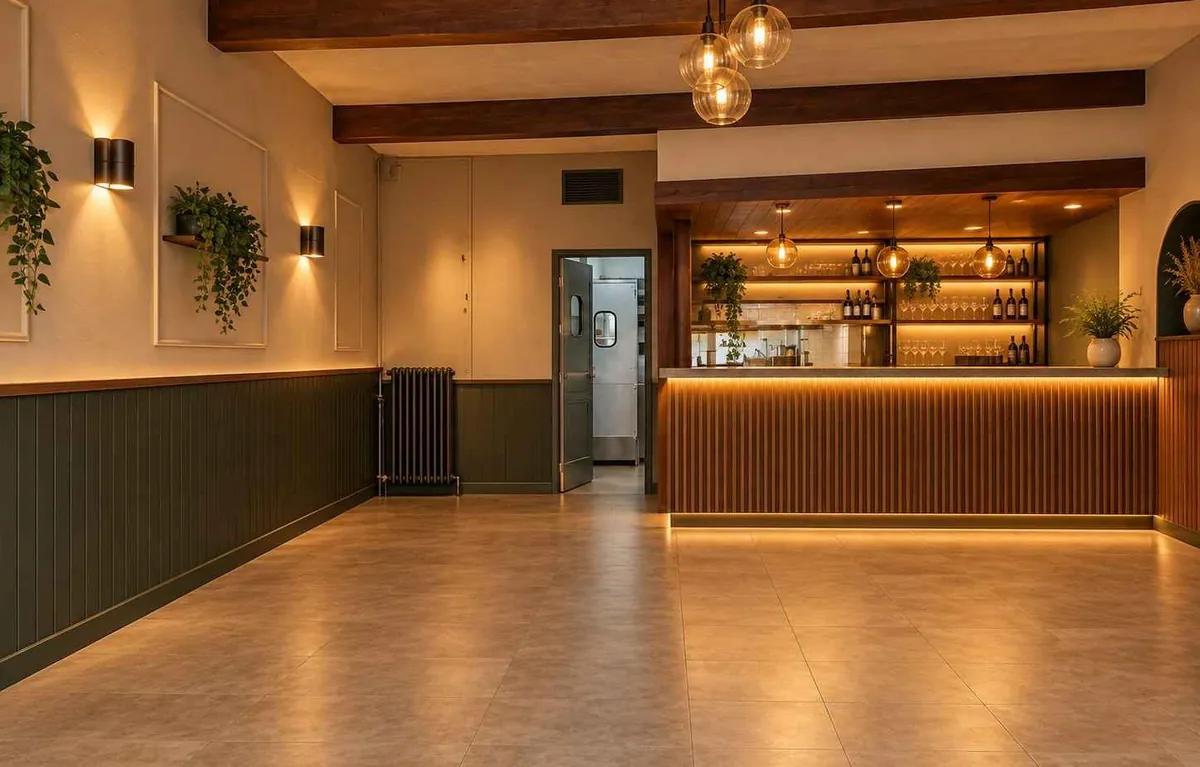 Après : Rénovation restaurant